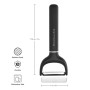 Овочечистка KitchenAid Classic горизонтальна 17,5 см чорний (KHH145OHOBEG)