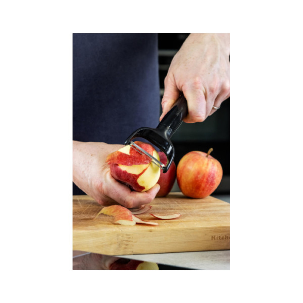 Овочечистка KitchenAid Classic горизонтальна 17,5 см чорний (KHH145OHOBEG)