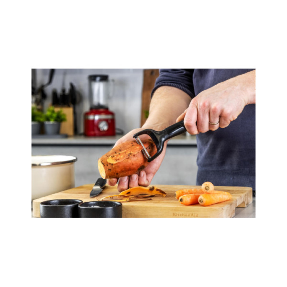 Овочечистка KitchenAid Classic горизонтальна 17,5 см чорний (KHH145OHOBEG)