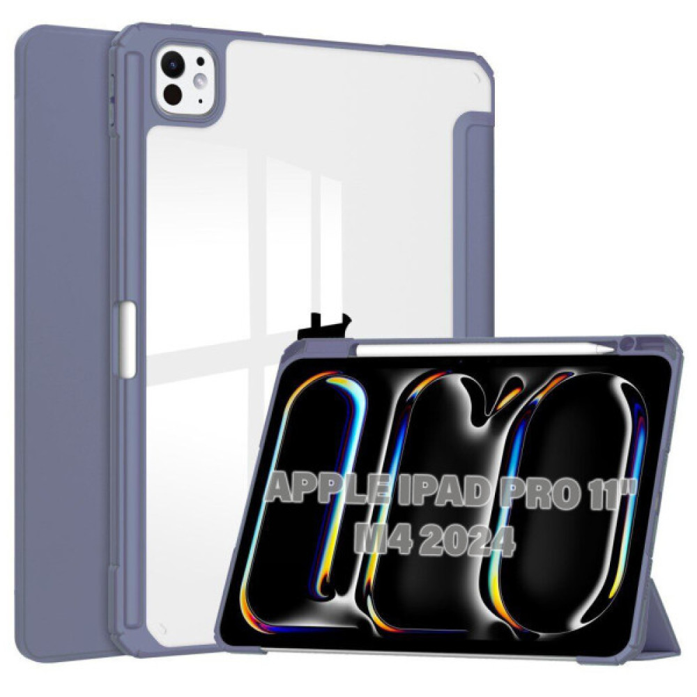 Чохол до планшета BeCover Soft Edge TPU Apple iPad Pro 11" M4 2024 Purple (711716) Чохол до планшета BeCover Soft Edge TPU Apple iPad Pro 11" M4 2024 Purple (711716)