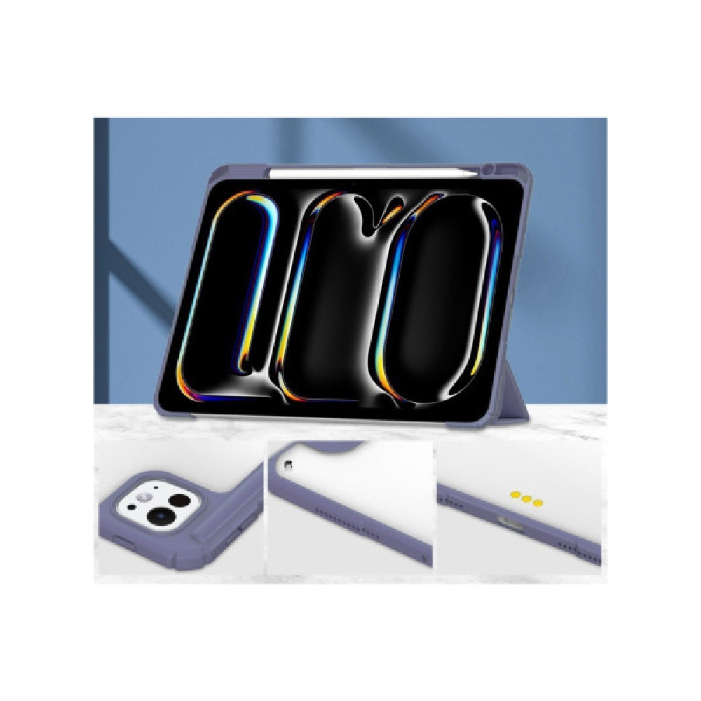 Чохол до планшета BeCover Soft Edge TPU Apple iPad Pro 11" M4 2024 Purple (711716) Чохол до планшета BeCover Soft Edge TPU Apple iPad Pro 11" M4 2024 Purple (711716)