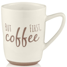 Чашка Ardesto Coffee, 340мл, кераміка, білий (AR3080)