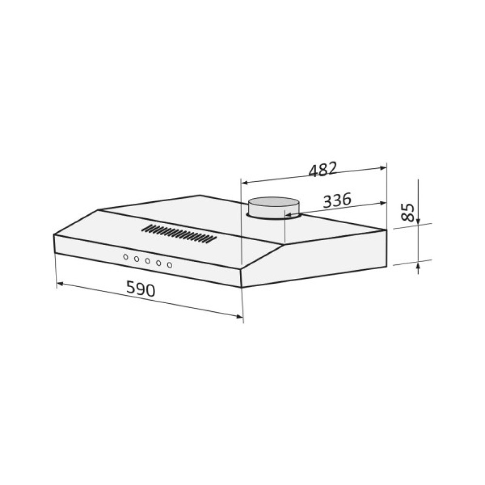 Витяжка кухонна DAHATI CH-60BR