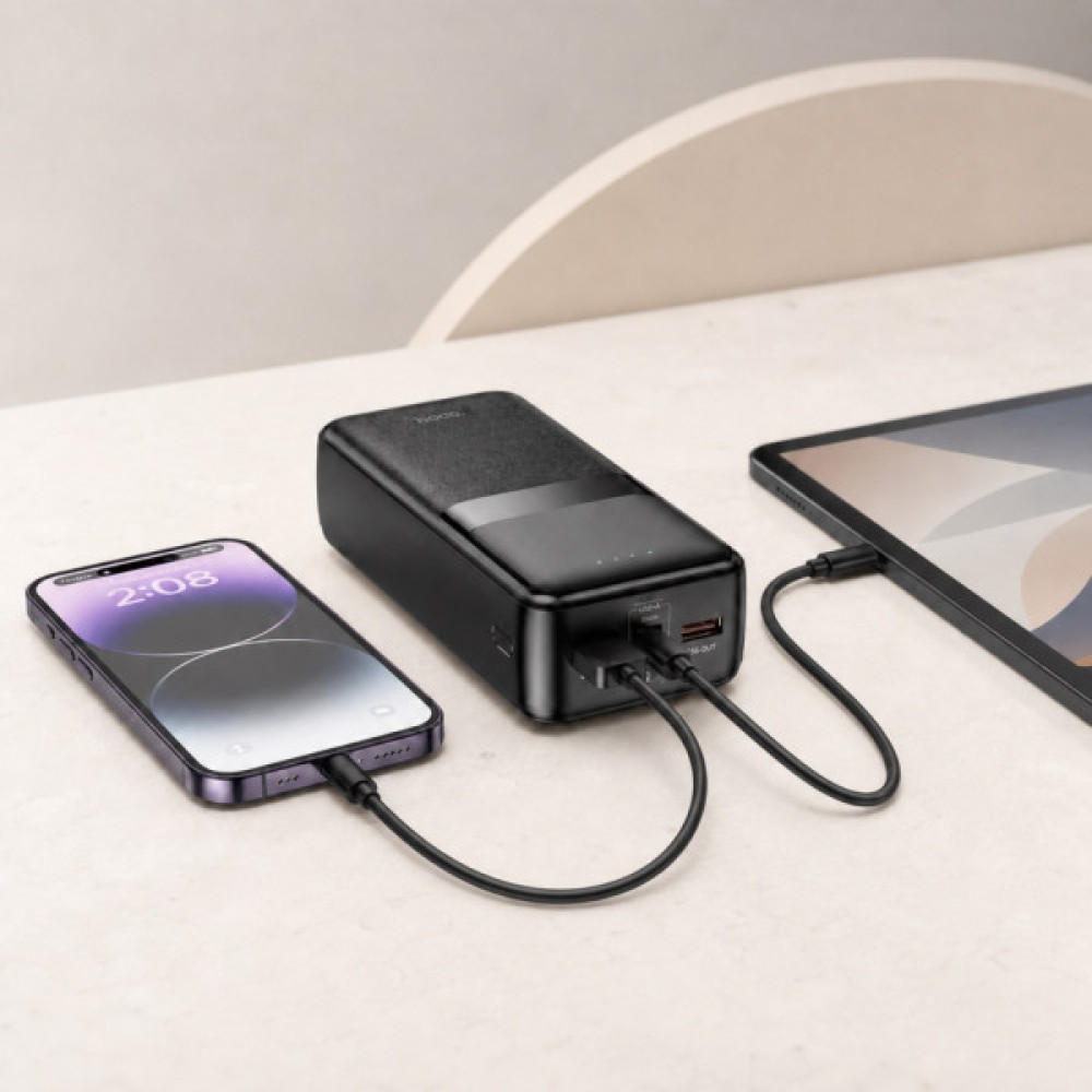 Батарея універсальна HOCO 30000mAh DB107 Mercurius 22.5W, PD/20W, Black (716188)