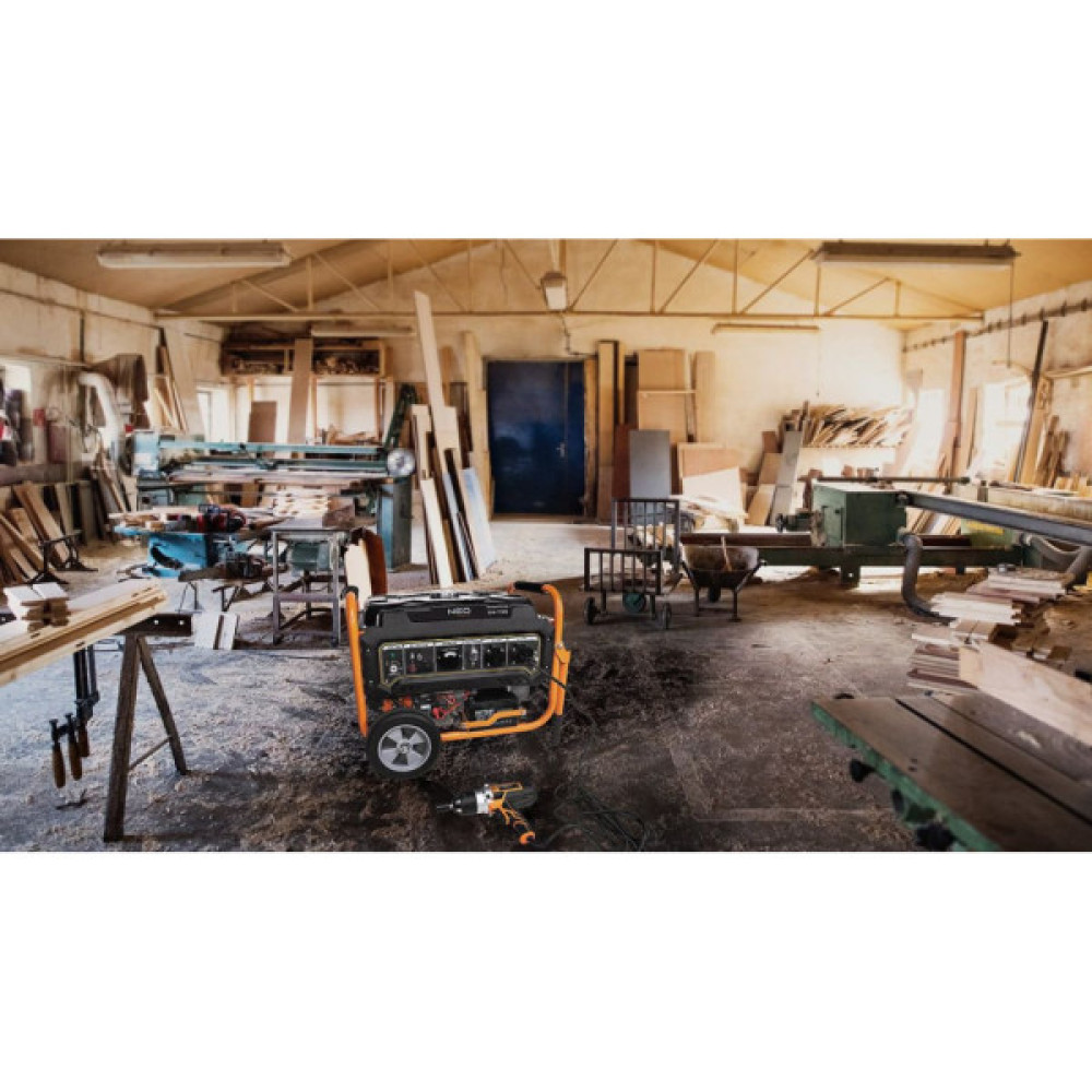 Генератор Neo Tools 230V, kW, електростартер, AVR (04-730P) Генератор Neo Tools 230V, kW, електростартер, AVR (04-730P)