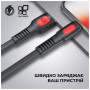 Дата кабель USB 2.0 AM to Micro 5P 1.0m AR15 2.4A black Armorstandart (ARM59535)