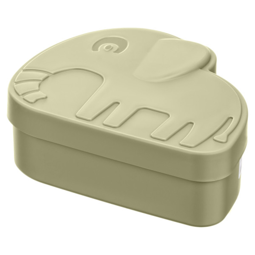 Ланч-бокс Ardesto Fresh Elephant 1л, пластик, зелений (AR1301G)