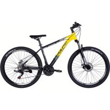 Велосипед Space 27.5" PHAETON DD FR рама-17" AL 2026 сіро-жовтий (OPS-SP-27.5-084)