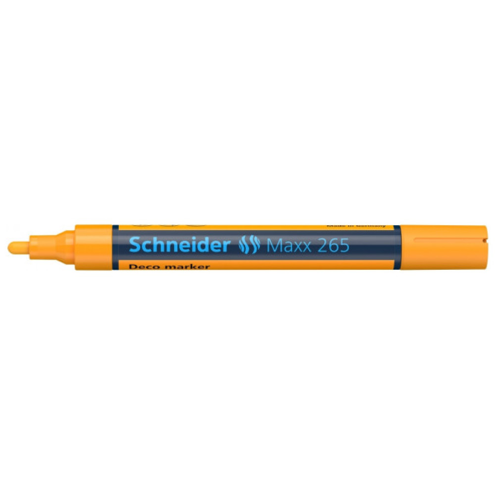 Маркер Schneider MAXX 265 крейдовий 2-3 мм, помаранчевий (S126506)
