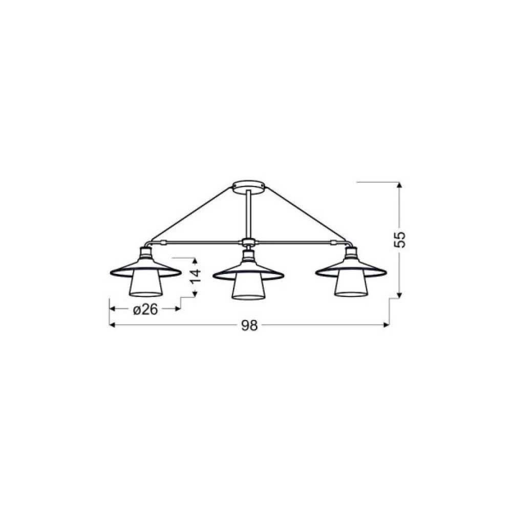 Люстра Candellux LOFT (33-43115)