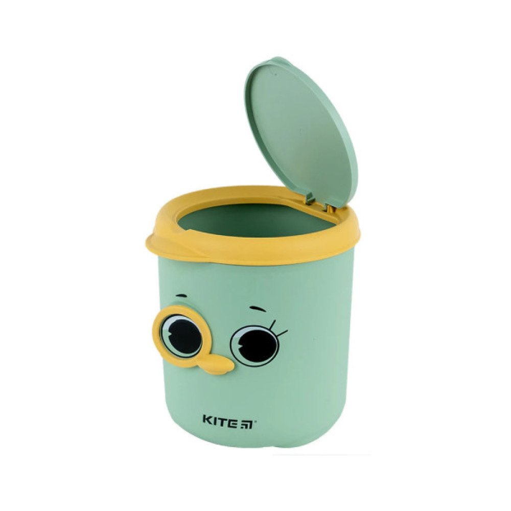 Кошик для паперів Kite Настільний контейнер для сміття, зелений (K24-011-1)