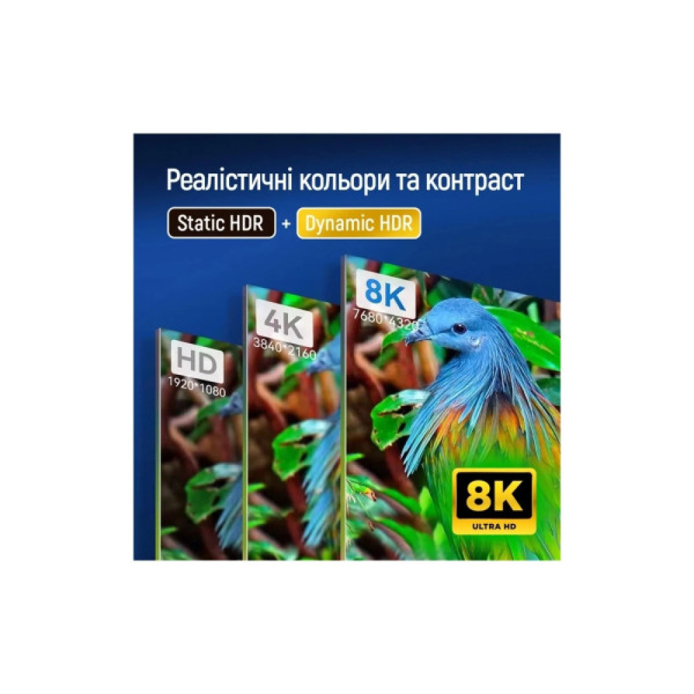 Кабель мультимедійний HDMI M to HDMI M 3.0m V2.1 8K black ColorWay (CW-CBHD089-BK)