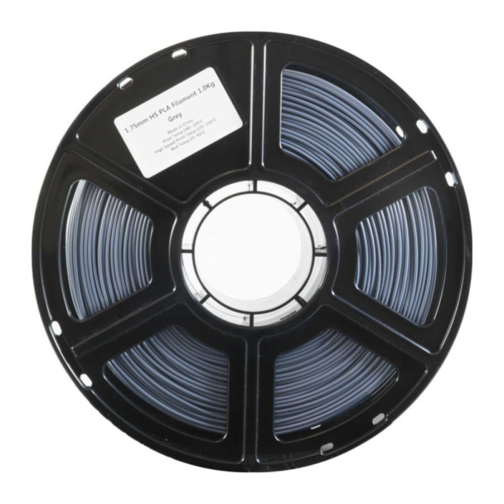 Пластик для 3D-принтера Flashforge PLA High speed 1,75mm 1kg GREY (90009988001)
