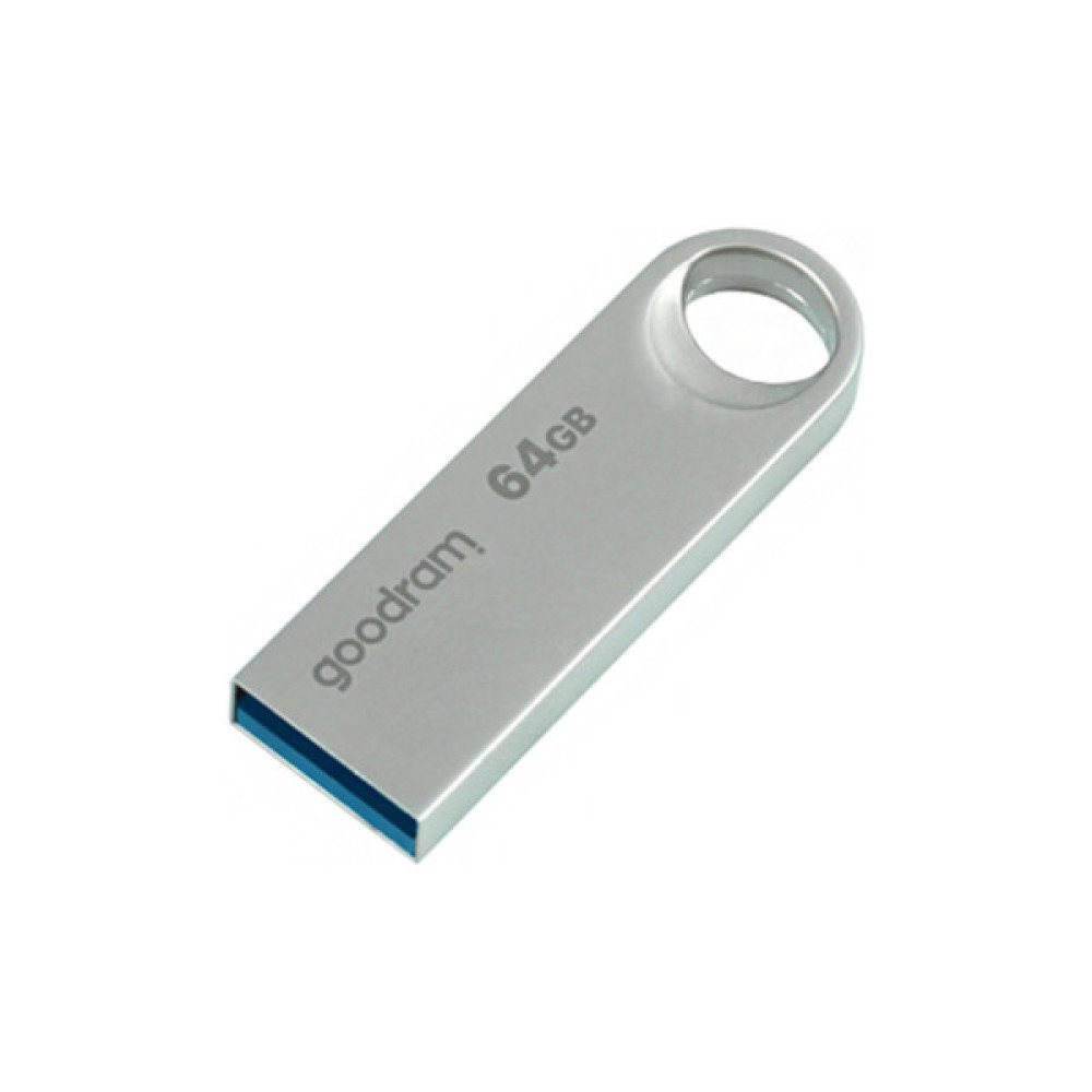 USB флеш накопичувач Goodram 64GB UNO3 Steel USB 3.2 (UNO3-0640S0R11)