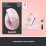 Мишка Logitech Lift Vertical Ergonomic Wireless/Bluetooth Rose (910-006478) Мишка Logitech Lift Vertical Ergonomic Wireless/Bluetooth Rose (910-006478)