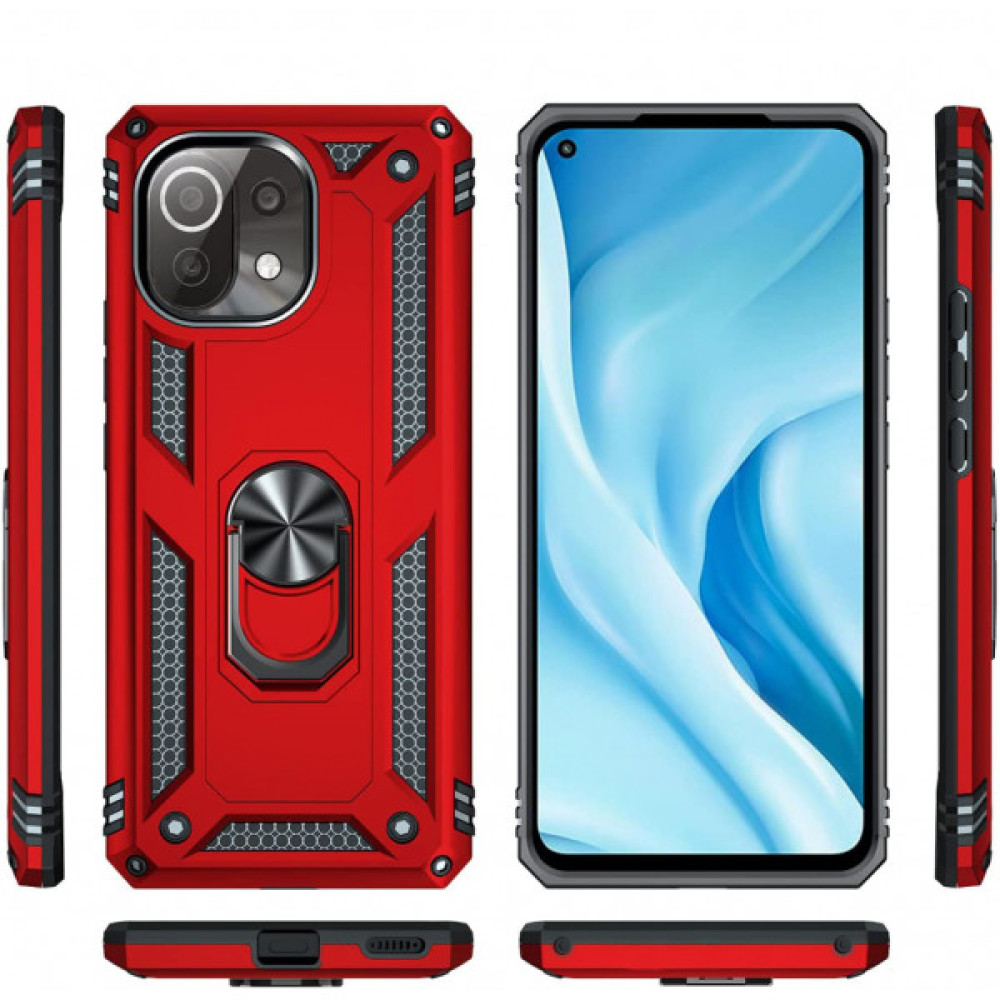 Чохол до мобільного телефона BeCover Military Xiaomi Mi 11 Lite / Mi 11 Lite 5G Red (706644) Чохол до мобільного телефона BeCover Military Xiaomi Mi 11 Lite / Mi 11 Lite 5G Red (706644)