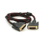 Кабель мультимедійний DVI M to DVI M 1.5m 24+1pin black/red Merlion (YT-DVI(M)/(M)NY/RD-1.5m) Кабель мультимедійний DVI M to DVI M 1.5m 24+1pin black/red Merlion (YT-DVI(M)/(M)NY/RD-1.5m)