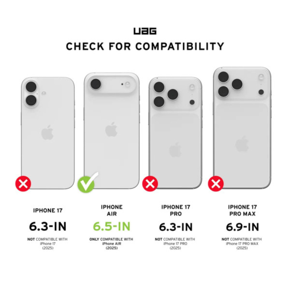 Чохол до мобільного телефона UAG iPhone 17 Air Metropolis LT Magsafe Kevlar Black (114520113940) Чохол до мобільного телефона UAG iPhone 17 Air Metropolis LT Magsafe Kevlar Black (114520113940)