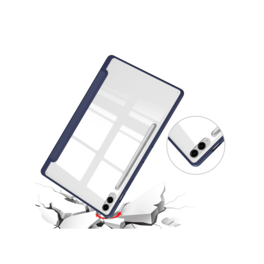 Чохол до планшета BeCover Soft Edge Samsung Galaxy Tab S10 Plus (SM-X820/SM-X826) 12.4" Deep Blue (712253)