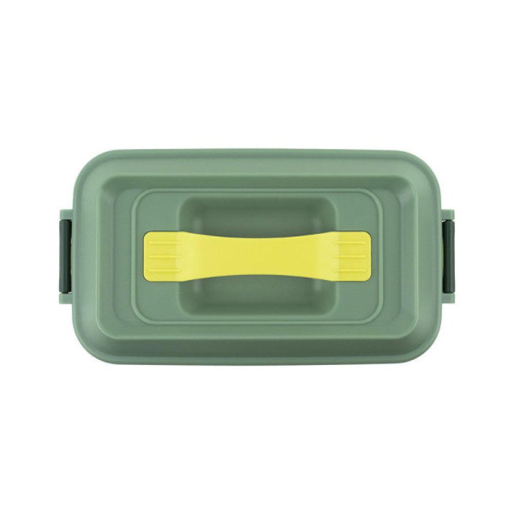 Ланч-бокс Kite подвійний з наповненням 2000 мл зелений (K25-1184-3)