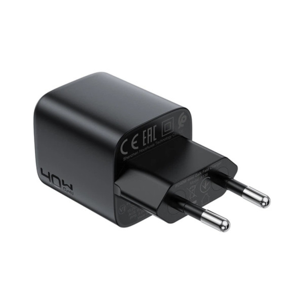 Зарядний пристрій Acefast A136 USB-C PD40W GaN black (6974316286233)