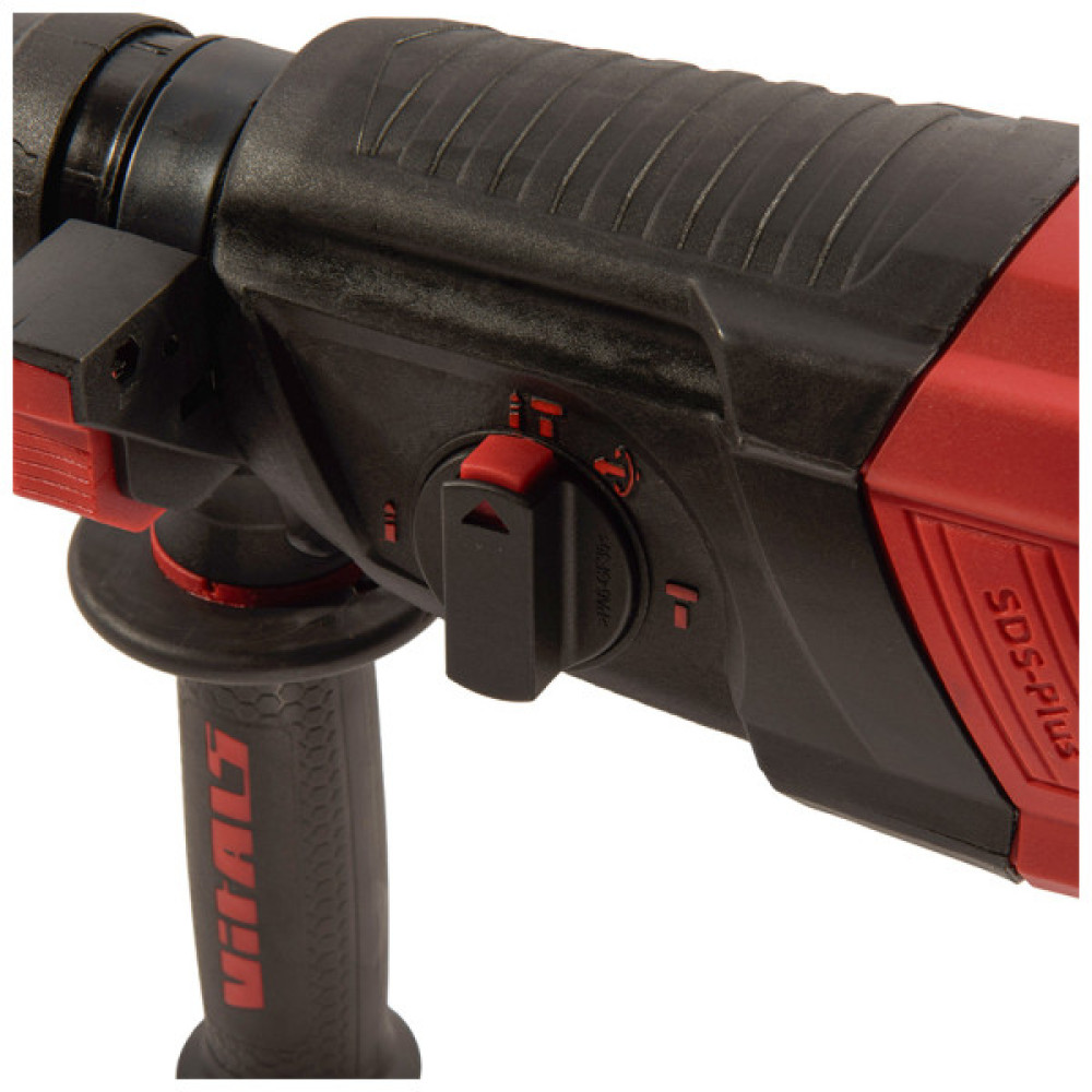 Перфоратор Vitals Ra 2680BNq, 800W, 2.8J, 0-5500уд/хв, 0-1350об/хв, SDS-plus, 3 режими, кейс (243915)