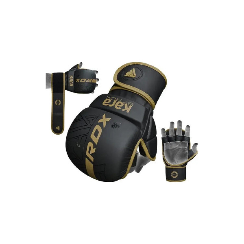Рукавички для MMA RDX F6 Kara Matte Golden Plus L/XL (GSR-F6MGL-L/XL+)
