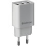 Зарядний пристрій Defender UPA-31 white, 3xUSB, 5V / 3.1A (83587) Зарядний пристрій Defender UPA-31 white, 3xUSB, 5V / 3.1A (83587)