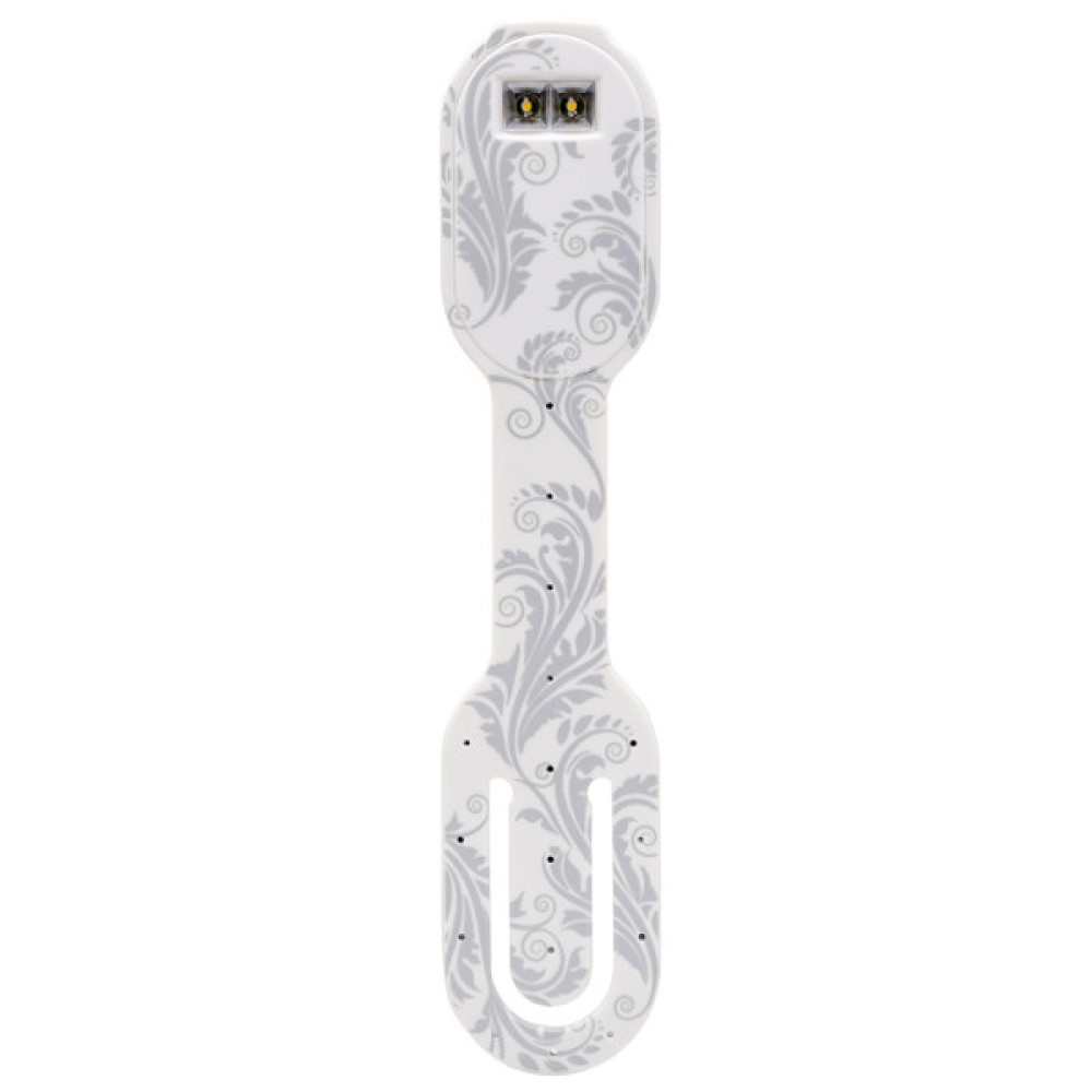 Закладки для книг Flexilight ліхтарик Rechargeable - Білі квіти (FLRWF)