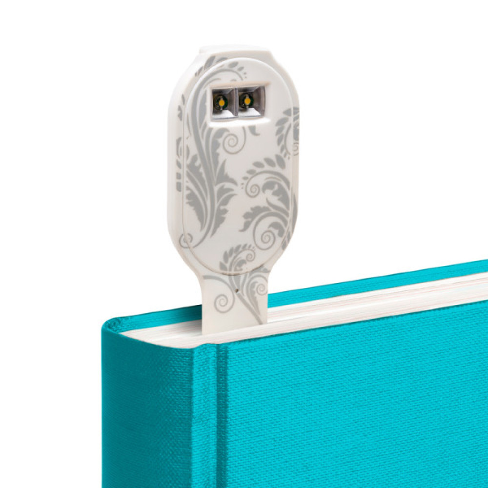 Закладки для книг Flexilight ліхтарик Rechargeable - Білі квіти (FLRWF)