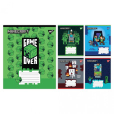 Зошит Yes Minecraft Walls А5 12 аркушів лінія (767564)