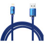 Дата кабель USB 2.0 AM to Lightning 2.0m 2.4A blue Baseus (CAJY000103) Дата кабель USB 2.0 AM to Lightning 2.0m 2.4A blue Baseus (CAJY000103)
