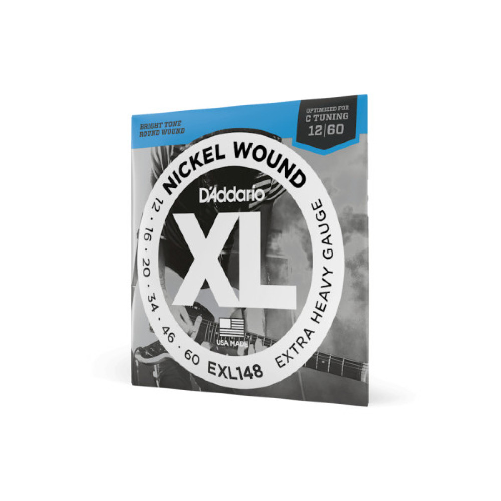 Струни для гітари D'Addario XL Nickel Wound Extra Heavy (12-60) (EXL148)