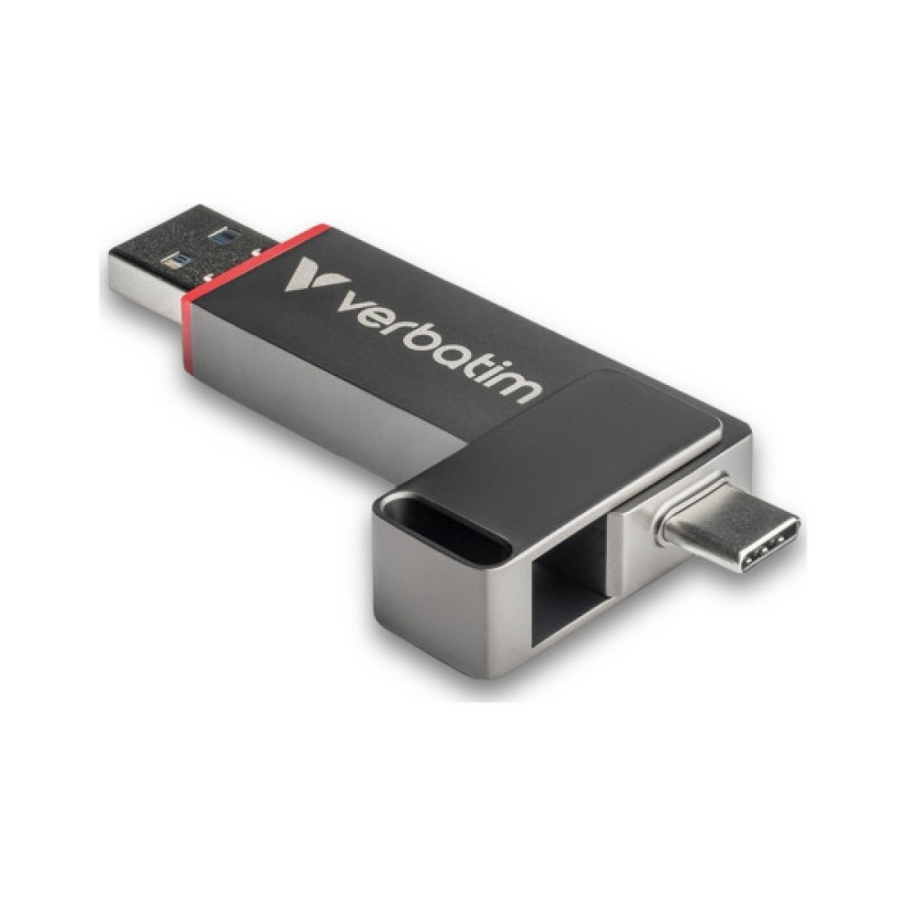 USB флеш накопичувач Verbatim 256GB QuickStick USB 3.2/USB-C (32041)