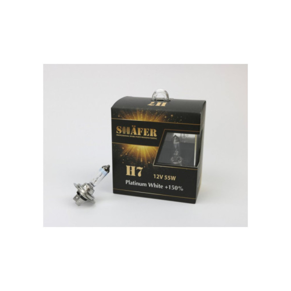 Автолампа SHAFER H712V55WPlatinumWhite+150 (SL3007P)