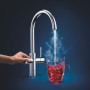 Комплект змішувача для кухні GROHE Red Duo і бойлерна система M розміру