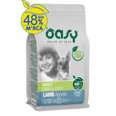 Сухий корм для собак OASY One Animal Protein ADULT Small/Mini з ягням 800 г (8053017348377)