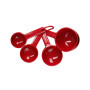 Аксесуар кухонний KitchenAid Набір мірних ложок Universal, 5 шт, червоний (KQG057OHERE)
