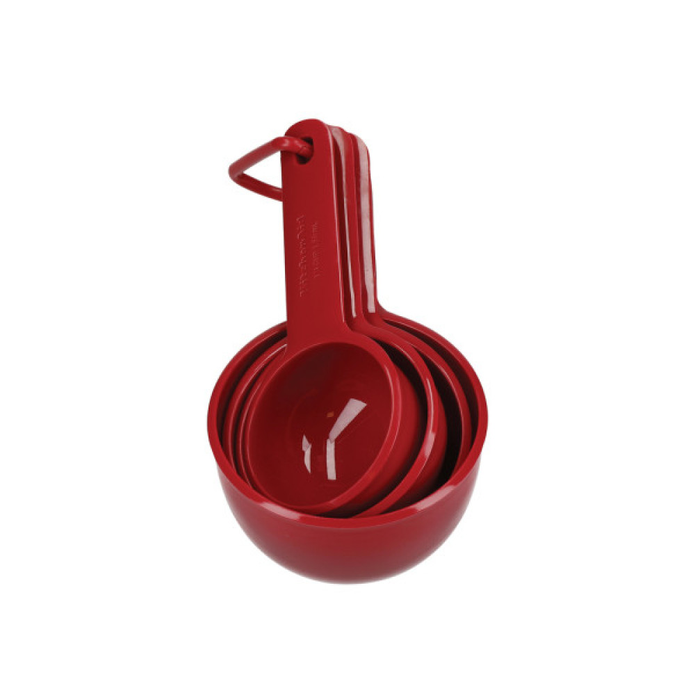 Аксесуар кухонний KitchenAid Набір мірних ложок Universal, 5 шт, червоний (KQG057OHERE)