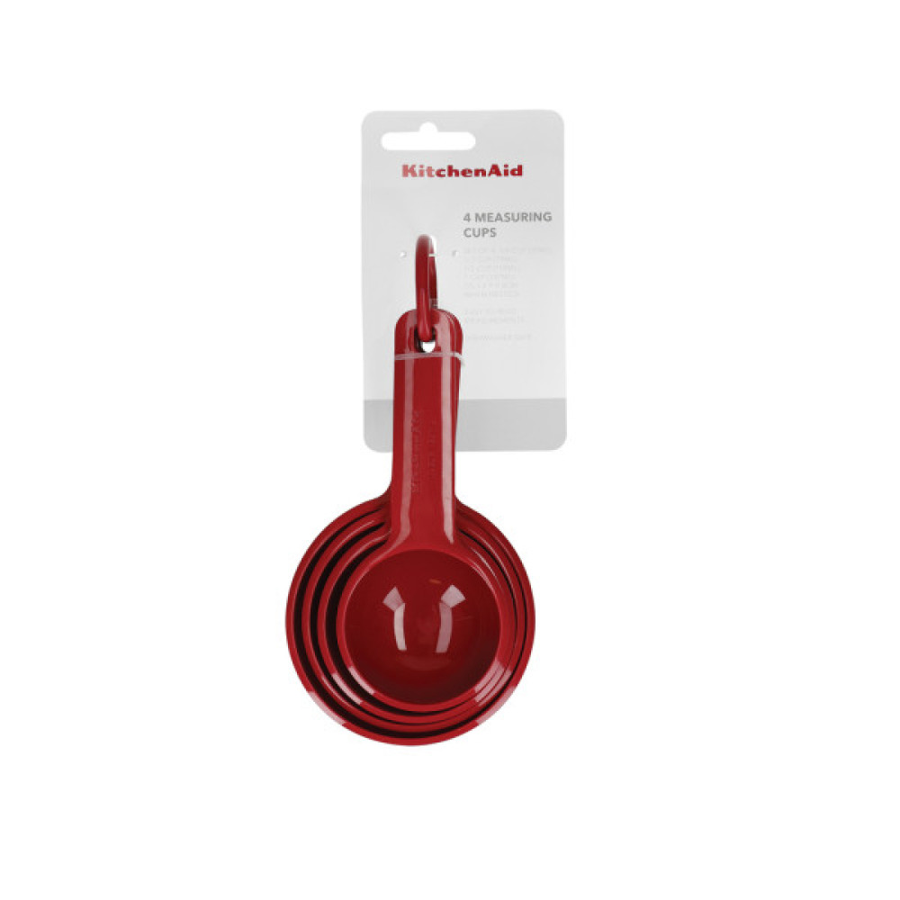 Аксесуар кухонний KitchenAid Набір мірних ложок Universal, 5 шт, червоний (KQG057OHERE)