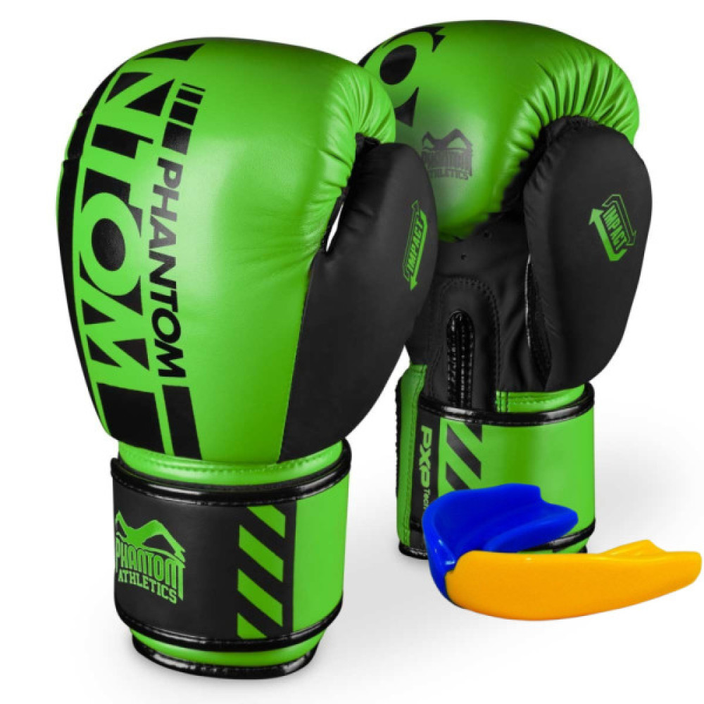 Боксерські рукавички Phantom APEX Neon Green 14 унцій (PHBG2883-14)