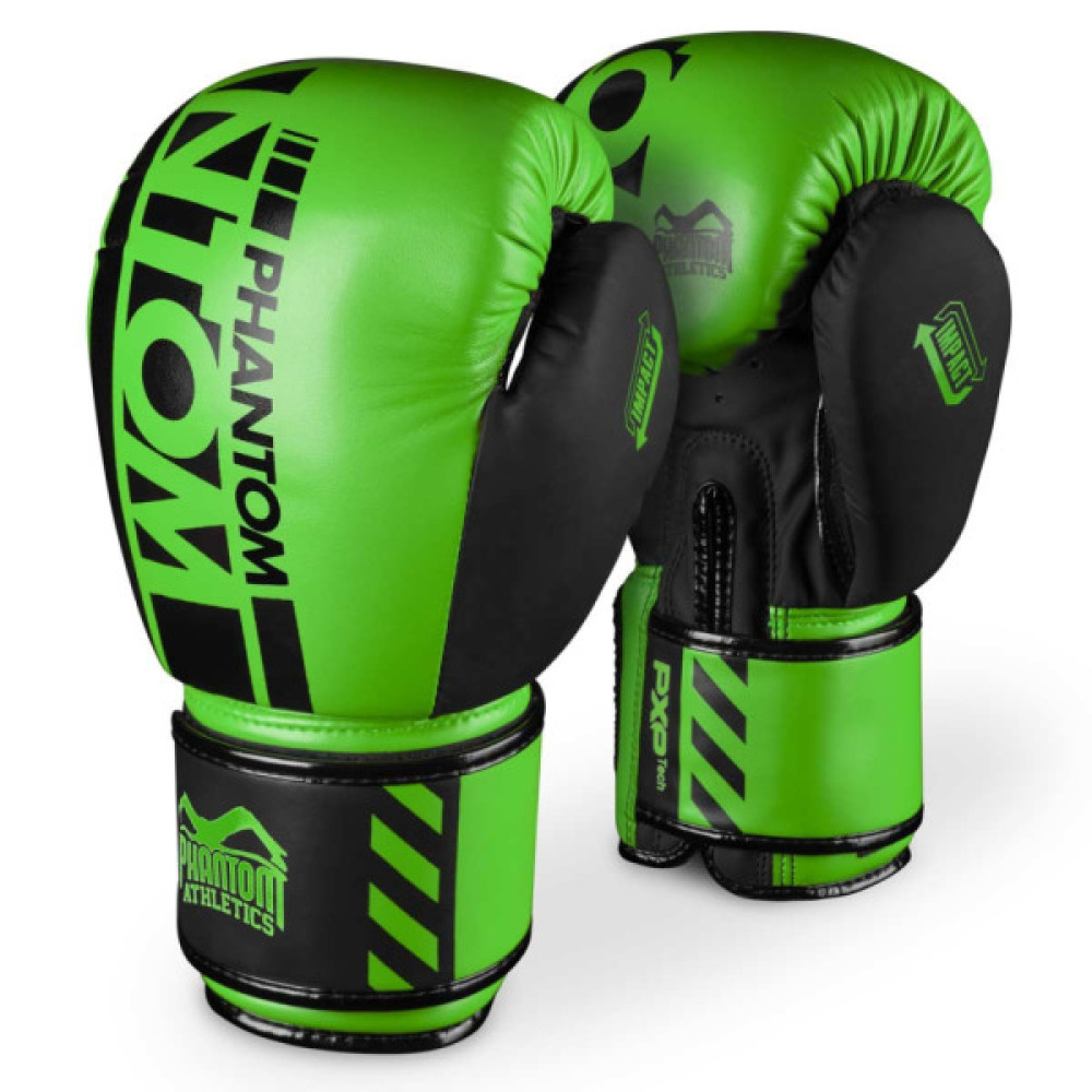 Боксерські рукавички Phantom APEX Neon Green 14 унцій (PHBG2883-14)