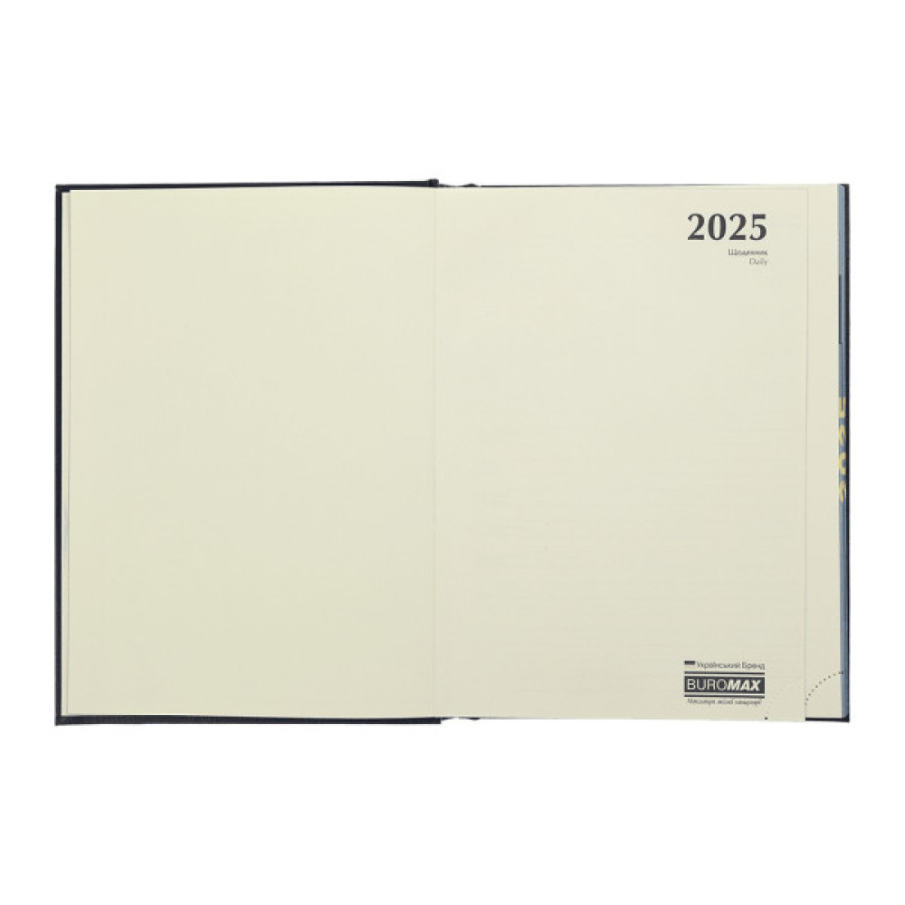 Тижневик Buromax датований 2025 ENIGMA, А5 чорний (BM.2113-01)