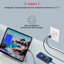Зарядний пристрій Promate 33W USB-C + USB-A (powerport-33.white) Зарядний пристрій Promate 33W USB-C + USB-A (powerport-33.white)