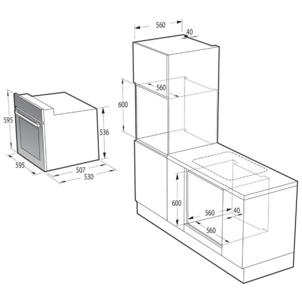 Духова шафа Gorenje BO635E1B