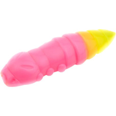 Силікон рибальський FishUP Pupa 1.5" 133 - Bubble Gum/Hot Chartreuse, cheese taste (8шт/уп) (1864.07.78)