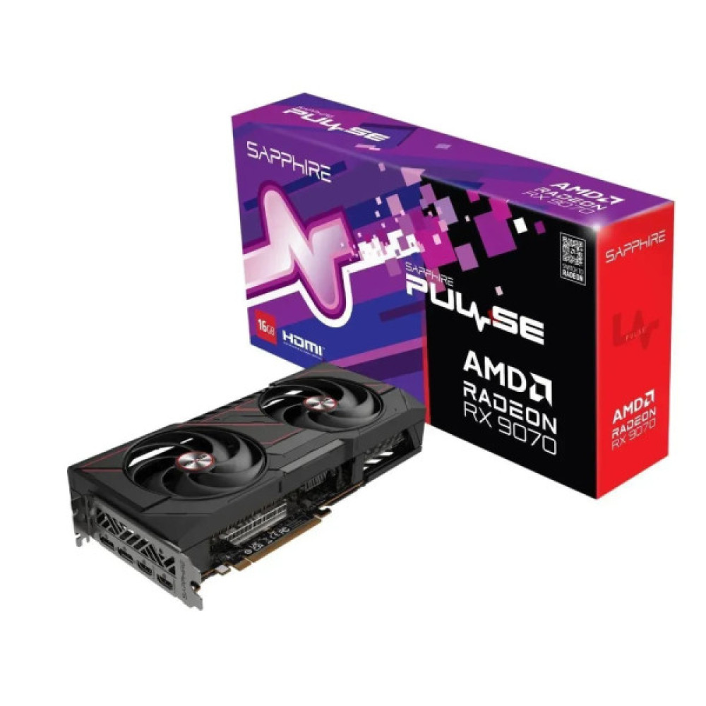 Відеокарта SAPPHIRE Radeon RX 9070 16GB GDDR6 PULSE GAMING OC