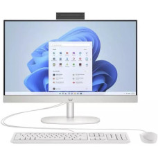 Комп'ютер персональний моноблок HP All-in-One 23.8" FHD IPS AG, AMD R5-340 AI, 16GB, F512GB, UMA, WiFi, кл+м, Win11, білий