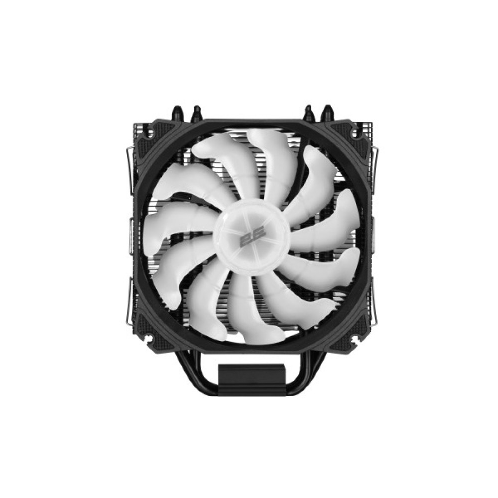 Процесорний кулер 2E GAMING Air Cool AC120D6-ARGB, LGA1851, 1700, 1366, 1200, 115x, AM5, AM4, AM3, AM3+, AM2, AM2+, FM2, FM1, 4pin PWM, 3pin +5VARGB, TDP 200W