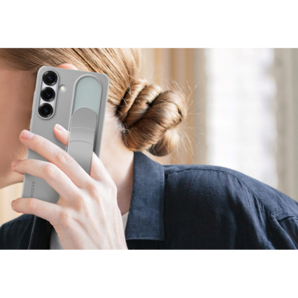 Чохол до мобільного телефона Samsung Galaxy S25+ (S936) Standing Grip case Grey (EF-GS936CJEGWW) Чохол до мобільного телефона Samsung Galaxy S25+ (S936) Standing Grip case Grey (EF-GS936CJEGWW)